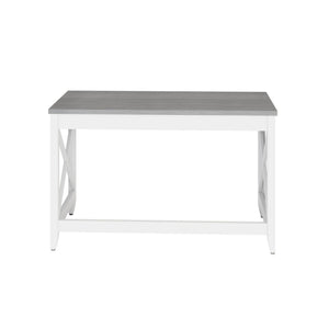 Farmhouse Writing Desk 47" | Light Grey