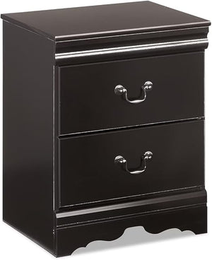 2-Drawer Nightstand with Louis Philippe Moulding