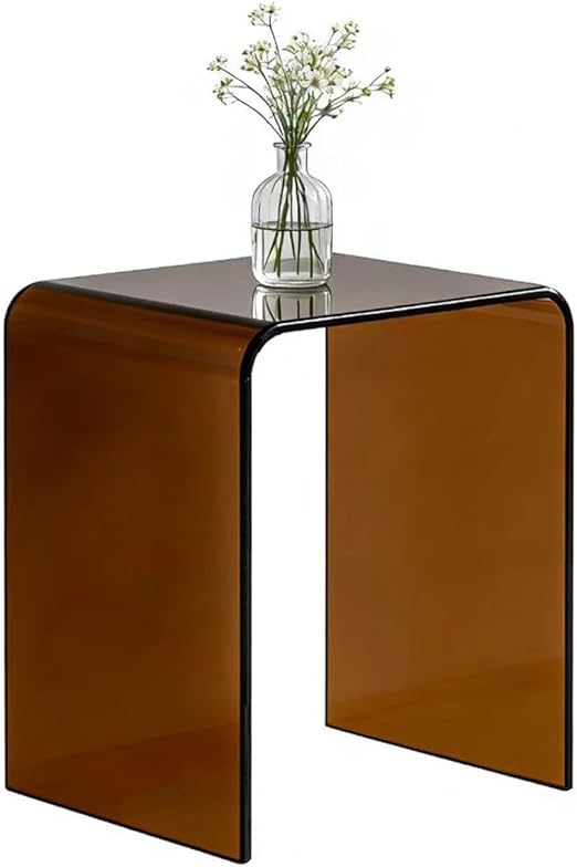 Clear Acrylic End Table Set of 2 – 12"D x 16"W x 18"H