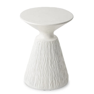 Mushroom Round Concrete Outdoor Side Table
