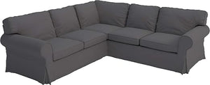 IKEA Ektorp Corner Sofa Slipcover Set – Cotton Replacement Cover