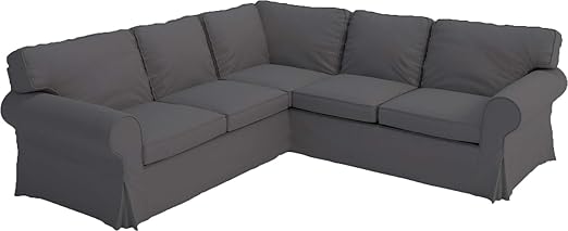 IKEA Ektorp Corner Sofa Slipcover Set – Cotton Replacement Cover