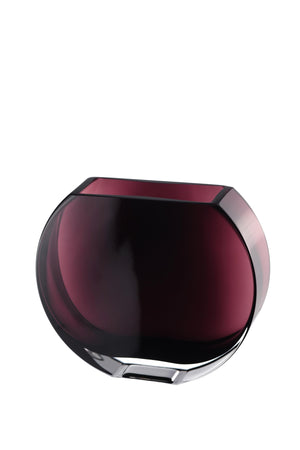 Amethyst Round Glass Vase
