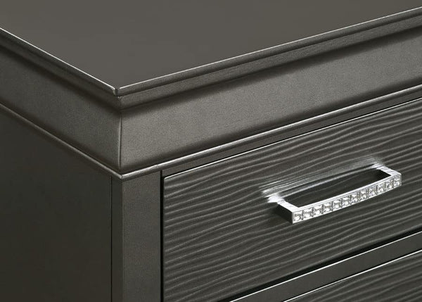 Contemporary Dark Grey Queen Bedroom Set 5-Piece
