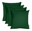 Outdoor Square Throw Pillows Set of 4 – Hunter Green