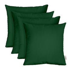 Outdoor Square Throw Pillows Set of 4 – Hunter Green