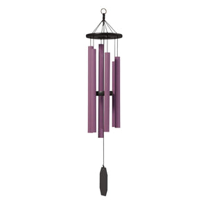 41-Inch Handcrafted Wind Chime – Purple, UV-Resistant Outdoor Décor