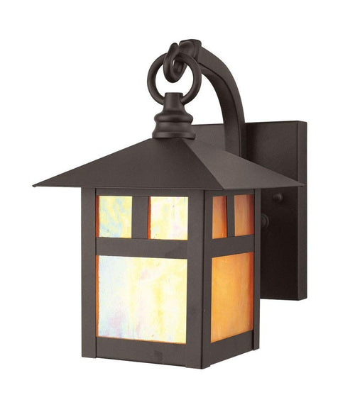 Montclair Mission Outdoor Wall Lantern – Bronze Solid Brass Tiffany Glass