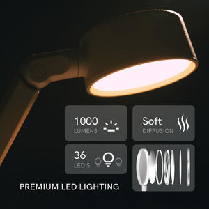 Rechargeable Cordless LED Desk Lamp with Wireless Charger