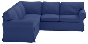 IKEA Ektorp Corner Sofa Slipcover Set – Cotton Replacement Cover