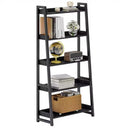 5-Tier Ladder Shelf – Industrial Bookcase