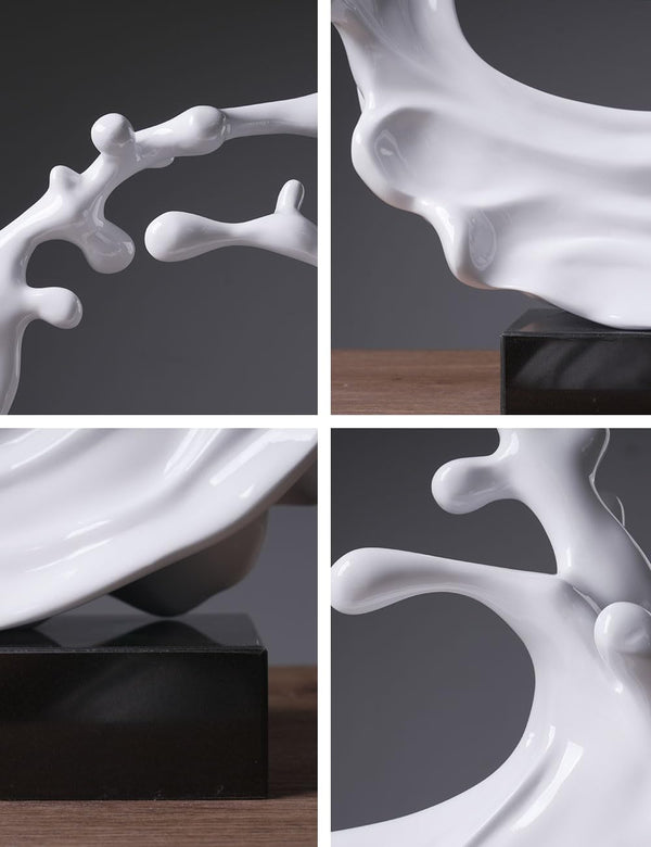 Abstract Sea Wave Sculpture Figurine