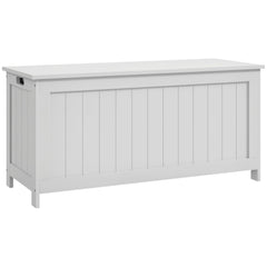 Storage Bench with Safety Hinges & Cut-Out Handles