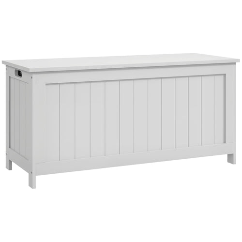 Storage Bench with Safety Hinges & Cut-Out Handles