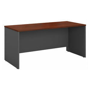 60W Credenza Office Desk with Thermally Fused Laminate Surface