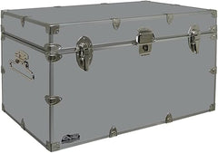 XL Steel Storage Trunk – 32 x 18 x 18.5 Inches
