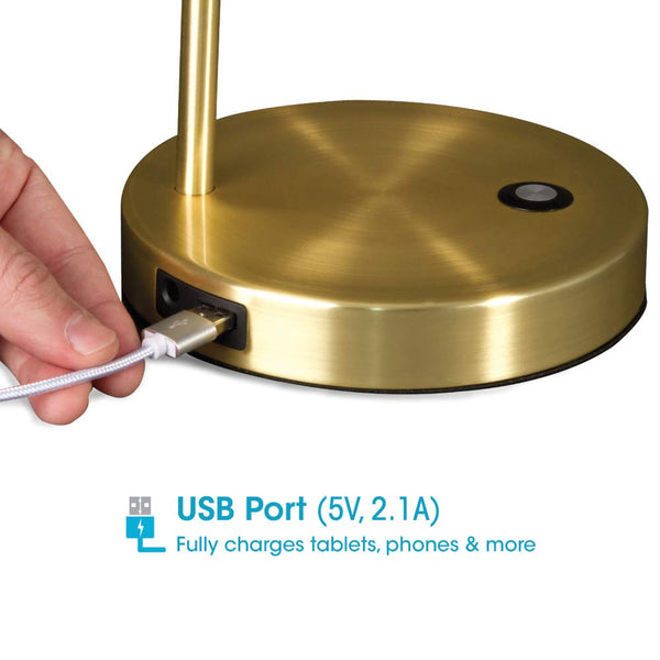 LED Desk Lamp with USB Port