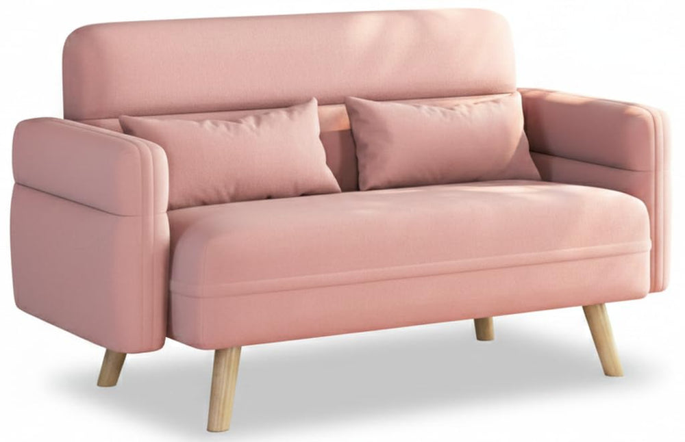Mid-Century Modern 2-Seater Loveseat Sofa