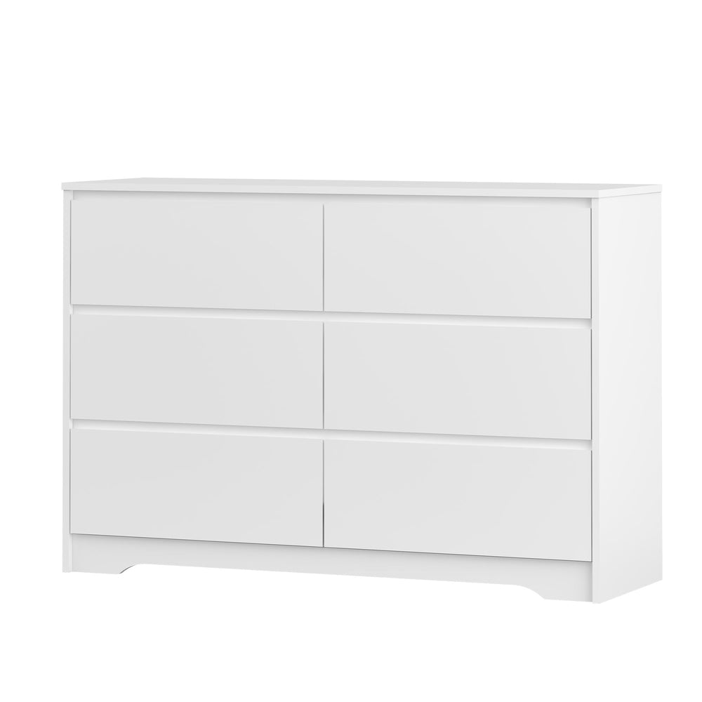 6-Drawer Double Dresser with Deep Storage