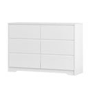 6-Drawer Double Dresser with Deep Storage