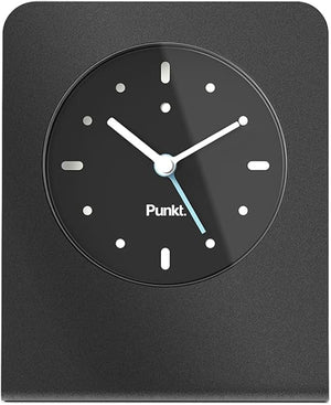 Analog Alarm Clock with Light & Snooze – Silent Bedside Clock