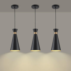 Mini Pendant Lights for Kitchen Island – Black Gold & White