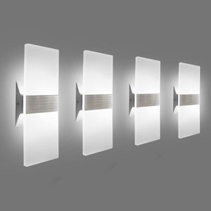 Modern LED Wall Sconce – Hardwired Up Down Light