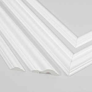 Bilinear Frame Wall Molding Set – 6 Frames, Glue-On, Polystyrene