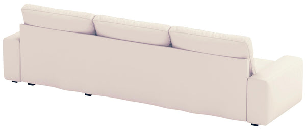 Kivik Sofa with Chaise Sectional Slipcover – Polyester Beige