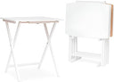 5-Pack XL Folding Tray Tables for Living Room, Kitchen & Small Spaces