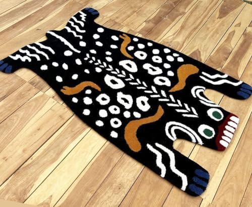 Handmade Tibetan Tiger Wool Area Rug