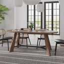 70.86" Oval Dining Table for 6–8 People