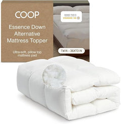 Down Alternative Mattress Topper – Plush Baffle Box with Gusset