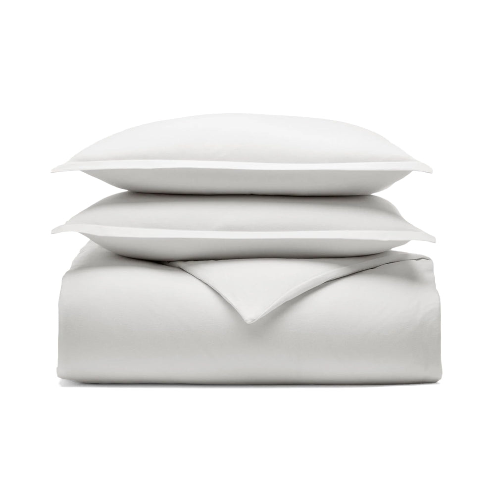 Organic Cotton Flannel Duvet Cover Set with Shams