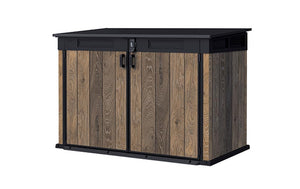 Outdoor Horizontal Storage Shed with Lockable Double Doors, Ventilation & 533-Gallon Capacity