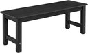 Outdoor HDPS Patio Bench – 2-Person Weatherproof Garden Bench
