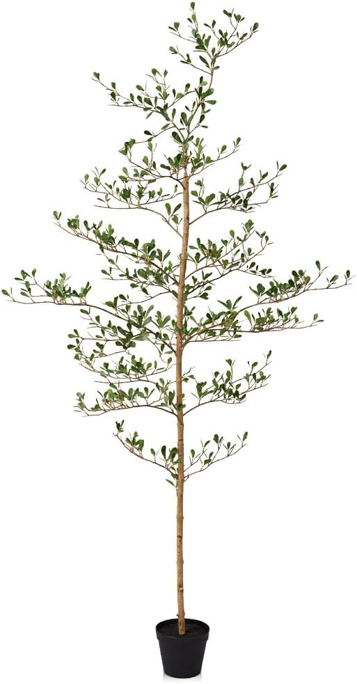Artificial Olive Tree with Real Wood Trunk