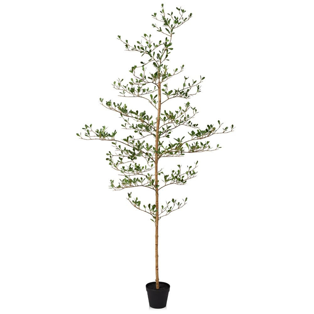 Artificial Olive Tree with Real Wood Trunk