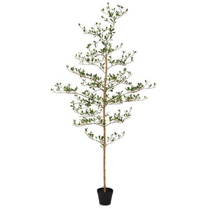 Artificial Olive Tree with Real Wood Trunk