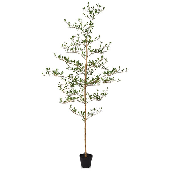Artificial Olive Tree with Real Wood Trunk