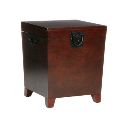 Espresso Trunk End Table