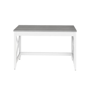 Farmhouse Writing Desk 47" | Light Grey