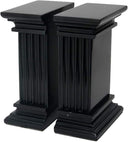 Marble Bookends Set – Hand Carved, Polished Stone with Non-Slip Base