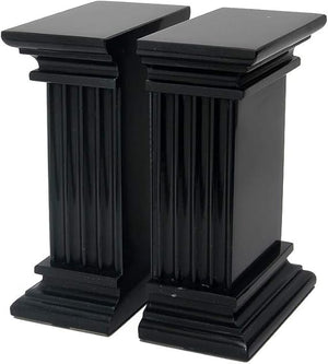 Marble Bookends Set – Hand Carved, Polished Stone with Non-Slip Base