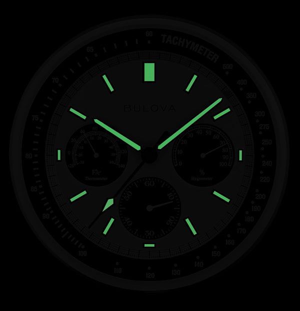 Analog Wall Clock with Temperature & Hygrometer Display