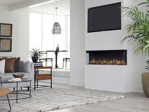 3-Sided Smart Electric Fireplace