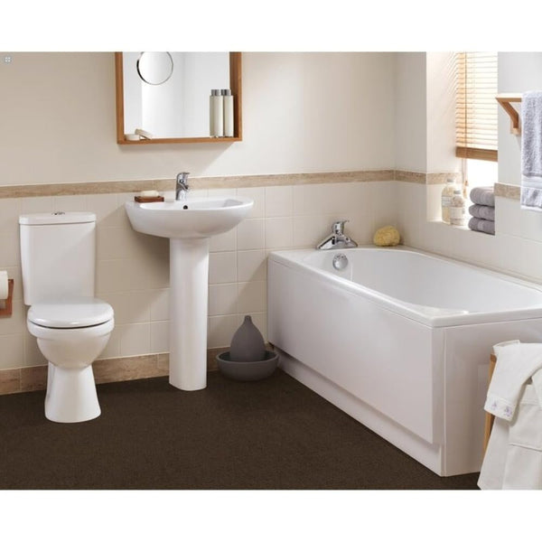 Large Rectangular Bathroom Rug – Chocolate Brown