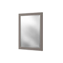 24" x 30" Beveled Bathroom Vanity Mirror – Wood Frame