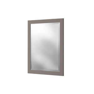 24" x 30" Beveled Bathroom Vanity Mirror – Wood Frame
