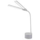 LED Desk Lamp with Bluetooth Speaker & Dual Adjustable Shades
